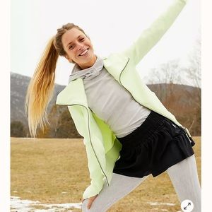 black free people “get your flirt on” shorts.